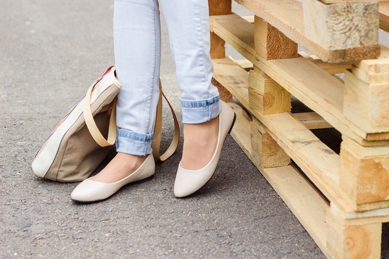 Women's ethical and sustainable flats