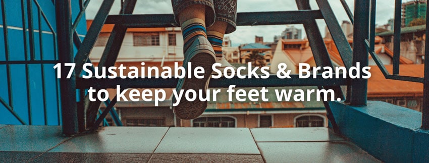 17 sustainable sock brands to keep your feet warm