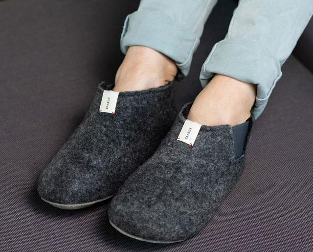 Baabuk Merino wool winter slippers