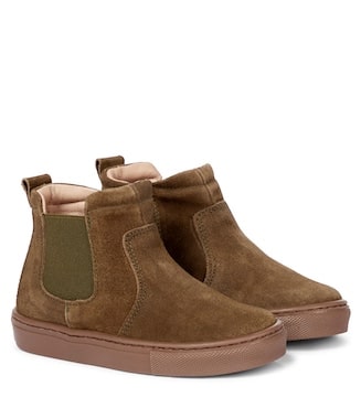SPORTY CHELSEA MOSS sustainable children's boots by Petit Nord